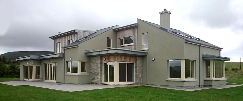 Timber Frame Eco House Construction in Sligo